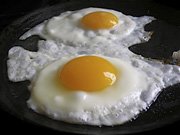 eggs frying