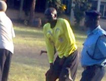 Knock The Ball Through His Legs