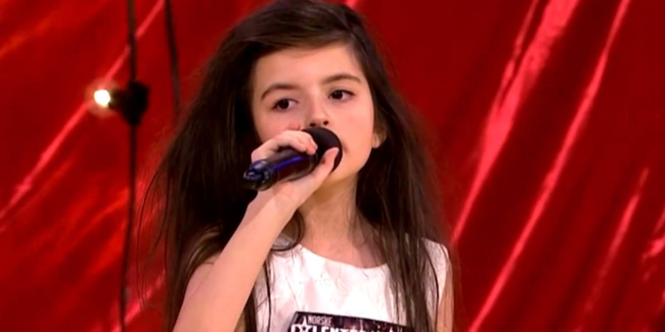 7 year old on Norways got talent